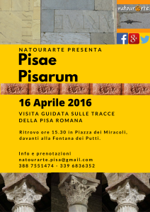 PISAE PISARUM - 16 APRILE 2016